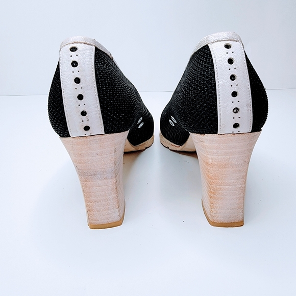 Stuart Weitzman | Vintage Spectator Heel Shoes 7.5 - Picture 11 of 16